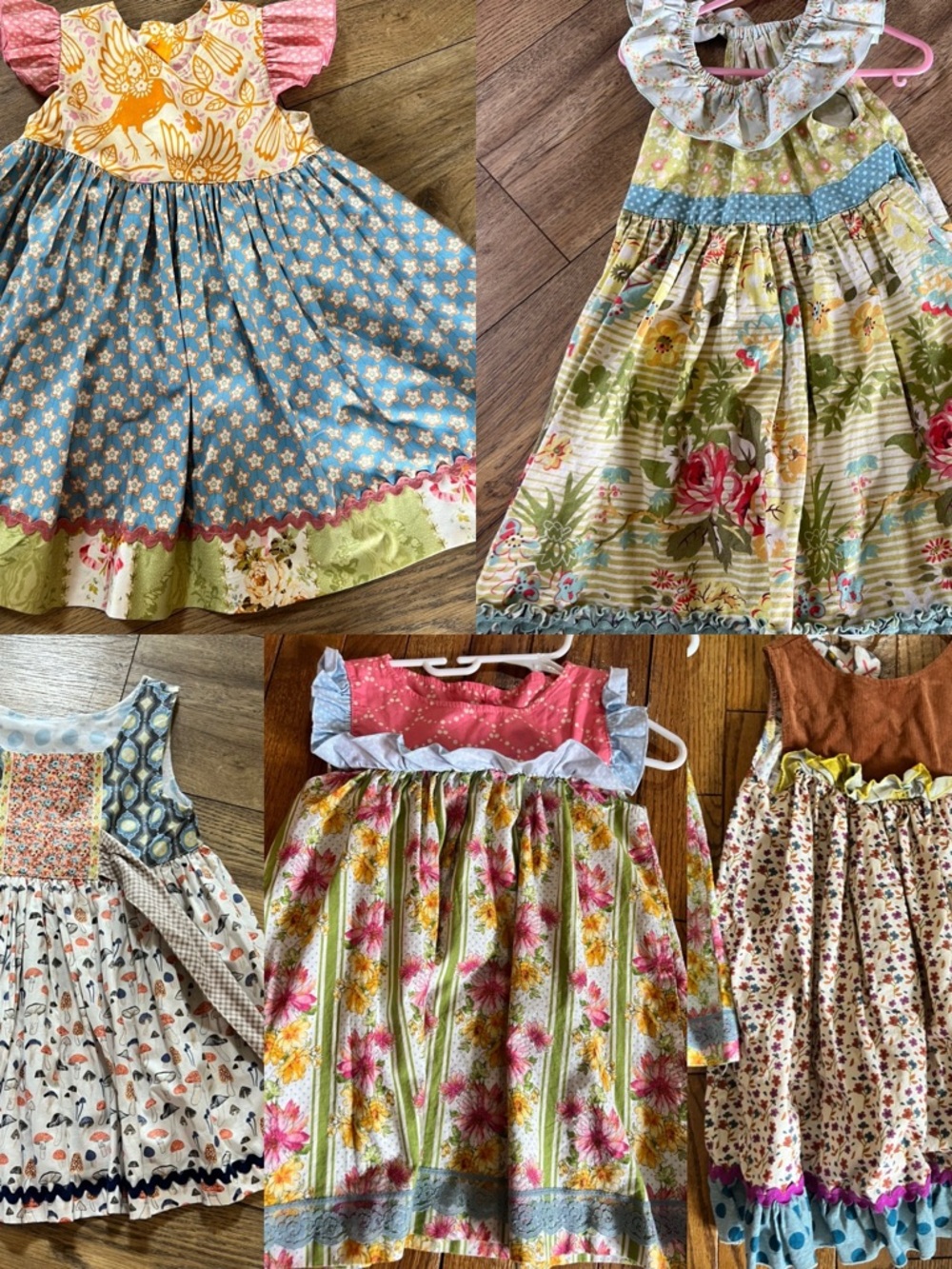 Lot of 5 Matilda Jane Platinum Dresses